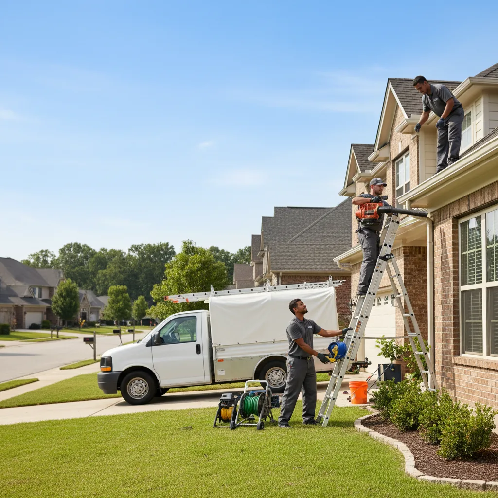 Home Gutter Service in Edna, TX near me